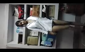 Pakistani babe stripping on webcam