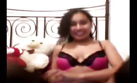 Indian girl masturbating on webcam