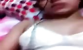 Hairy Indian fingering her tight pussy